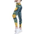 thumbnail image 2 of Ckdifva Fruit Pineapple Tile Yoga Pants with Pockets for Women Workout Athletic Yoga Leggings, 2 of 7