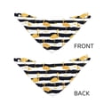 thumbnail image 3 of Easygdp Gold Flamingo Premium Dog Bandanas Triangle Scarf, Suitable for Small, Medium, and Large Dogs, Dog Pet Apparel.-Small, 3 of 5