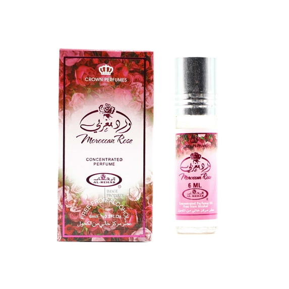 Moroccan Rose - 6ml (.2 oz) Perfume Oil by Al-Rehab-3 pack