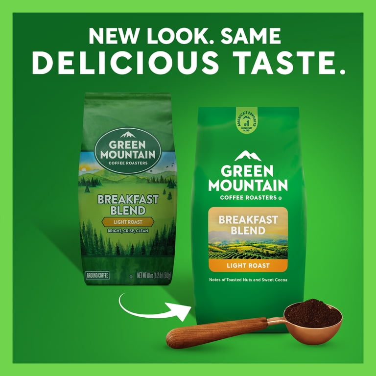 Green Mountain Coffee Roasters Breakfast Blend Light Roast, 18 oz photo 2