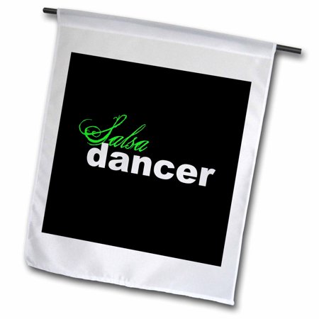3dRose Salsa Dancer - Garden Flag, 12 by 18-inch