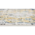 thumbnail image 5 of 2â€™ x 15â€™ Blue Distressed Floral Runner Rug, 5 of 8