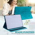 thumbnail image 2 of TOP SHE Case for (10.1 Inch) Lenovo Tab M10 HD 2nd Gen (Model TB-X306X /TB-X306F) - Synthetic Leather Protective Case Lightweight Slim Thin Cute Tree Pattern Stand Case with Card Holder (Blue), 2 of 7