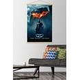 thumbnail image 2 of DC Comics Movie - The Dark Knight - Batman Logo on Fire One Sheet Wall Poster with Wooden Magnetic Frame, 22.375" x 34", 2 of 3