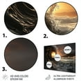 thumbnail image 3 of Designart "Beach Photo Oceanic flow IX" Nautical & Beach Metal Art Print, 3 of 5