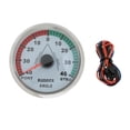 thumbnail image 2 of LOVIVER Rudder Angle Indicator Gauge&Mating Sensor 85mm 0-190 White Chrome 900-00071, 2 of 8