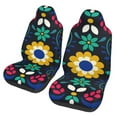 thumbnail image 2 of Haiem Colorful Mexican Flower Printed Car Seat Covers Set of 2, Universal Fit Car Seat Covers,Protective Seat Covers,Comfortable Car Seat Covers, Easy Installation Seat Covers, 2 of 9