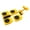 Yellow, variant on Ruanlalo 5Pcs/Set Furniture Lifter Mover Tool with Crowbar Heavy Duty Furniture Mover with 4 Wheels Household Appliance Roller Furniture Moving Dolly Slider