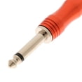 thumbnail image 3 of Conector de audio mono Jack de cobre 6,35 mm para micrófono amplificador rojo, 3 of 7