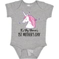 thumbnail image 3 of Inktastic 1st Mothers Day Unicorn Baby Girl Girls Baby Bodysuit, 3 of 5