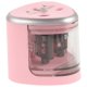 thumbnail image 1 of Electric Pencil Sharpener Automatic Battery Operated Pencil Sharpener with Dual Holes for 6-12mm Pencil Durable and Portable (Pink), 1 of 2