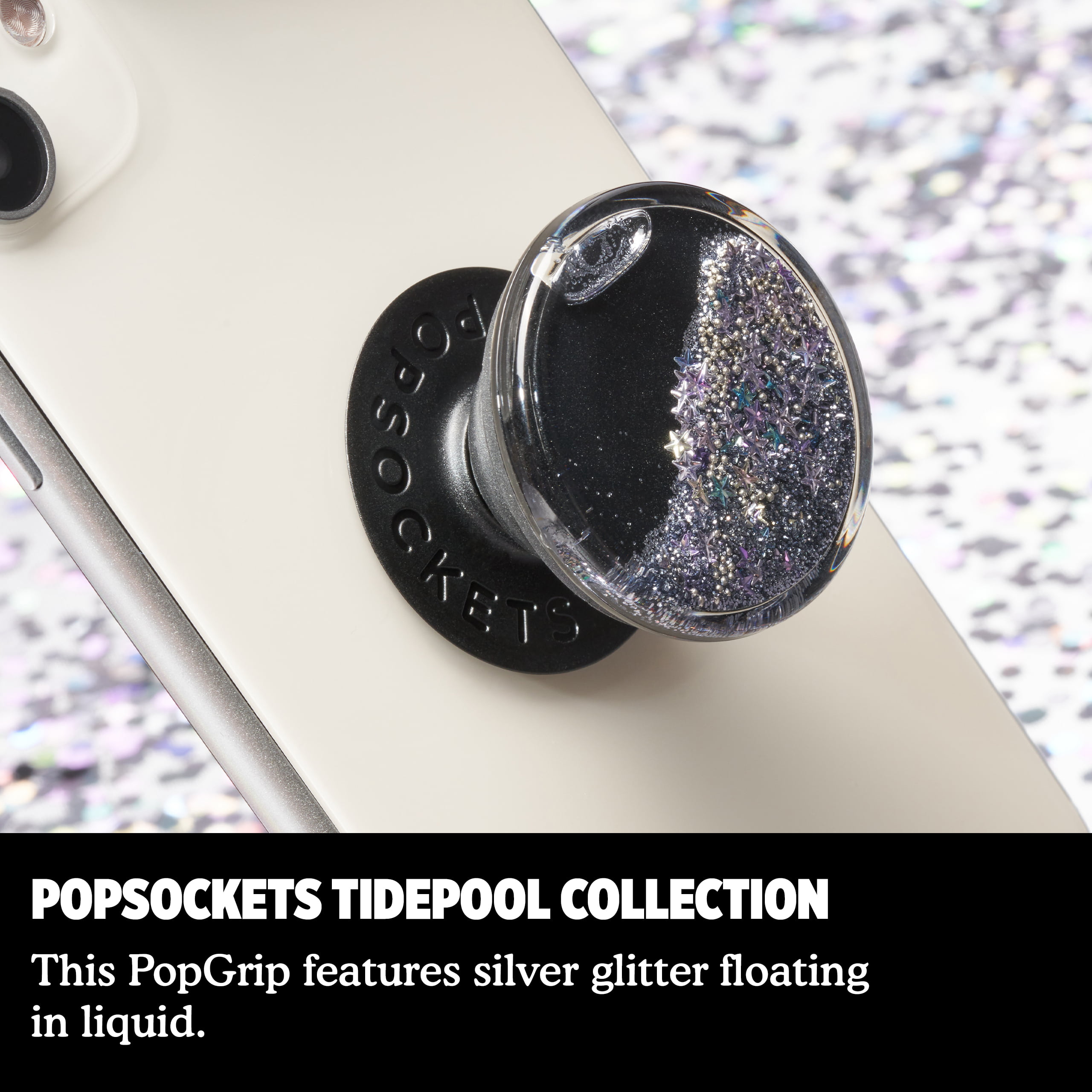 PopSockets Tidepool Forest PopGrip with Swappable Top for Phones and Tablets 