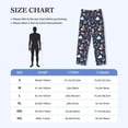 thumbnail image 4 of Gaeub Animals And Wildflowers Print Mens Pajama Pants,Lounge Pants With Pockets And Drawstring-3X-Large, 4 of 6