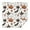 Halloween Ghosts Pumpkins, variant on Halloween Ghosts Pumpkins and Stars Square Tablecloth,Waterproof Square Table Cover,Wipeable Spillproof Washable Table Cover for Home Kitchen Party Decor 42"X42"(107x107cm)