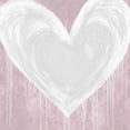 thumbnail image 2 of Rodgers, Lindsay 12x12 White Modern Wood Framed Museum Art Print Titled - Big Hearted White on Pink, 2 of 4