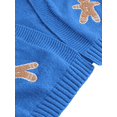 thumbnail image 6 of Women’s Knit Cardigan Sweater Open Front Chunky Cable Long Sleeve Cozy Warm Fall Winter Gingerbread Patch Cute Soft Casual Trendy Fashion Outerwear Holiday Gift, 6 of 6