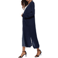 thumbnail image 3 of Spdoo Women's Maxi Cardigan Casual Open Front Full Length Drape Lightweight Duster Sweater Long Sleeve Coat, 3 of 4