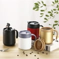 thumbnail image 2 of Taza de café aislada Yuarrent acero inoxidable portátil 350ml Rojo, 2 of 6