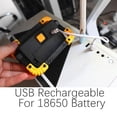thumbnail image 4 of Linterna LED COB portátil recargable por USB para tienda de campaña al aire libre, 4 of 5