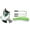 Green White, variant on Riousery Desktop Golf Pen Set with Mini Golf Bag Base and 3 Ballpoint Pens, Premium Office Desk Organizer Miniature Golf Souvenir Gift Display Setup Red White, 8.1 inches / 20.5 cm