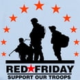 thumbnail image 2 of CafePress - 3 Troops/Red Friday Infant Bodysuit - Baby Light Bodysuit, Size Newborn - 24 Months, 2 of 4