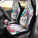 thumbnail image 1 of Juego de 2 fundas para asientos de automóvil ABPHQTO Chica Linda caricatura Unicornio Auriculares en azul Bebé Universal, 1 of 4