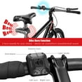 thumbnail image 4 of WSDCAM Bike Tail Light with Turn Signals and Brake Light Bike Horn Alarm with Remote,Rechargeable Waterproof Rear Bike Light 2 Pack, 4 of 7