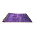 thumbnail image 2 of Ahgly Company Indoor Round Oriental Purple Industrial Area Rugs, 8' Round, 2 of 4
