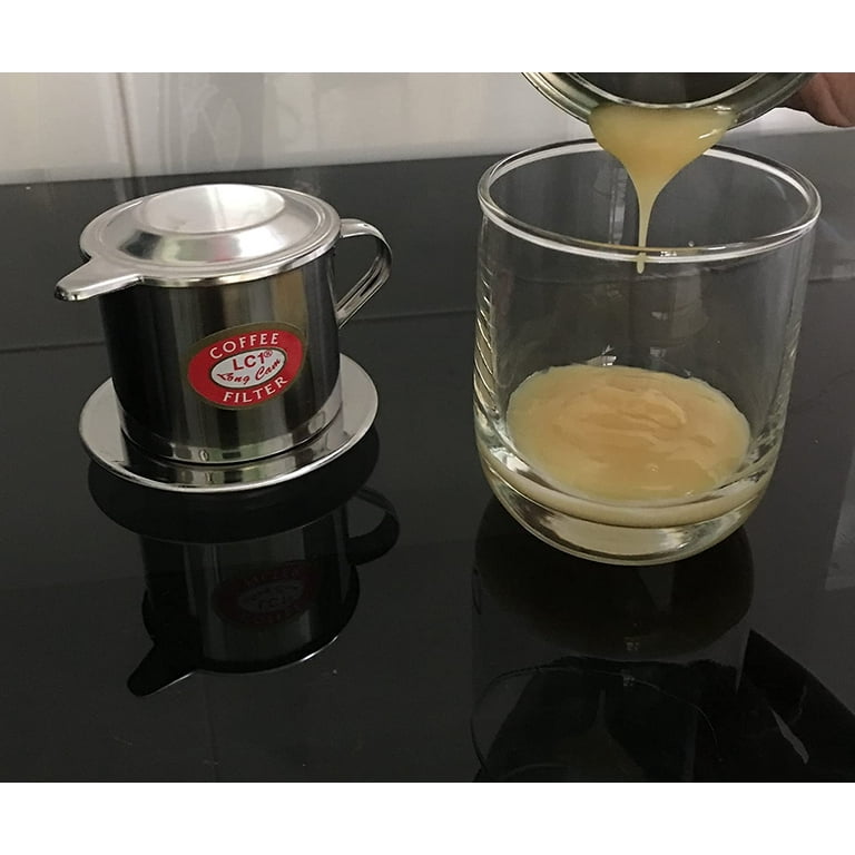  NEW, Vietnamese Coffee Filter Set, Coffee Infuser Set, Slow-Drip,  Single-Cup Serving, Stainless Steel: Drip Coffeemakers: Home & Kitchen