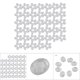 thumbnail image 3 of 200 unids/pack Flatback resina acrílica costura cristal brillante con agujero accesorios para manualidades (#6), 3 of 3
