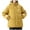 Yellow, variant on Women's Packable Down Jacket Solid Color Zipper Up Winter Hooded Down Jacket Button Up Short Puffy Thickened Jacket Warm Puffer Down Coat For Yellow,S