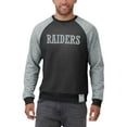 thumbnail image 4 of Men's Darius Rucker Collection by Fanatics Black/Heather Gray Las Vegas Raiders Colorblock Pullover Sweatshirt, 4 of 4