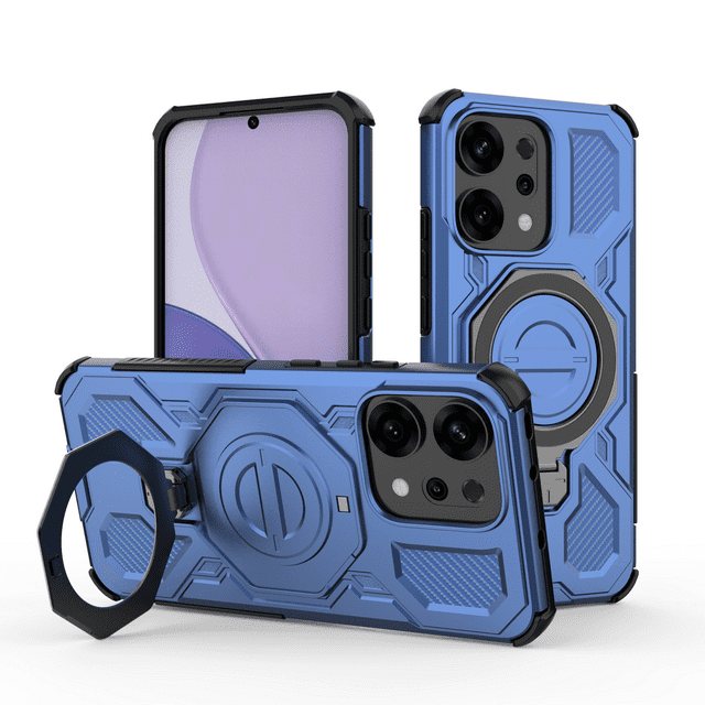 Funda GANGXUN para OPPO Reno 14 5G , magnética, ligera, soporte 360°, antigolpes