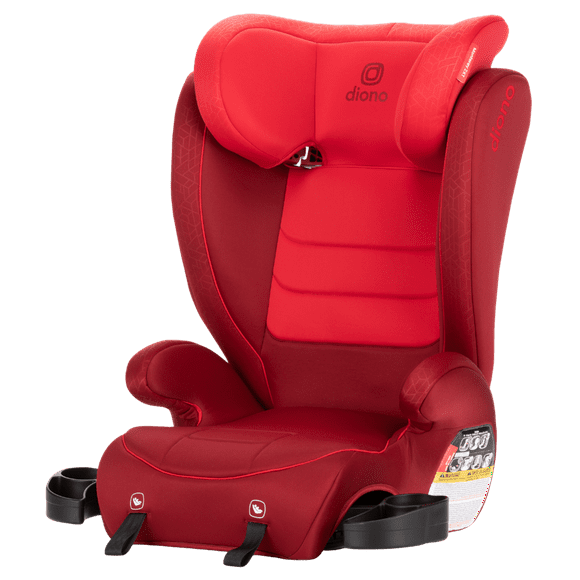 Diono Monterey 2XT Latch 2-in-1 Expandable Booster Car Seat, Red