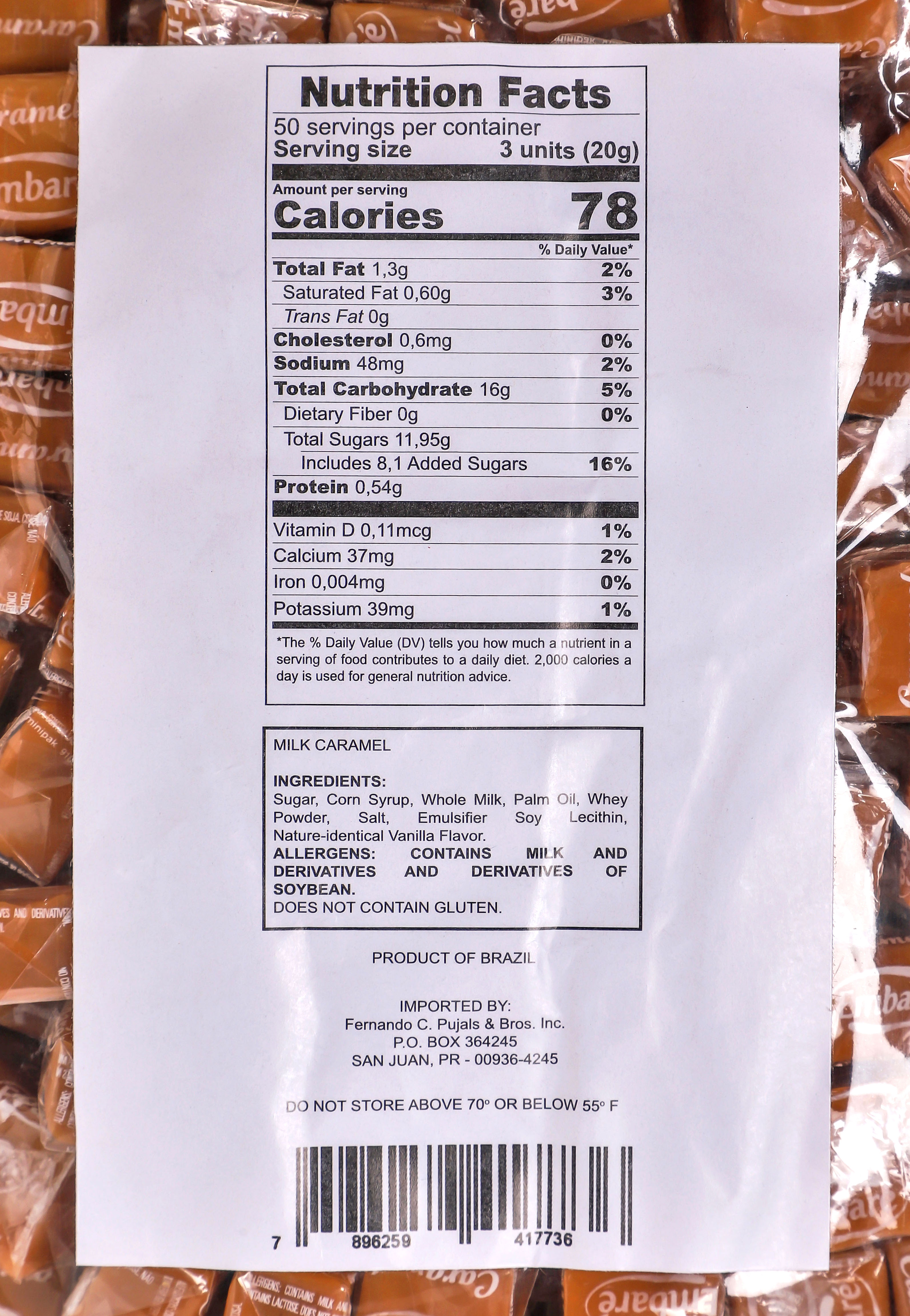 Confetti Caramel Chewy, 2 lb