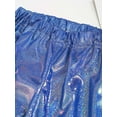 thumbnail image 4 of Zaldita Kids Girls Hip Hop Pants Shiny Metallic Dance Bottoms Modern Dance Trousers Streetwear Blue 3-4, 4 of 7