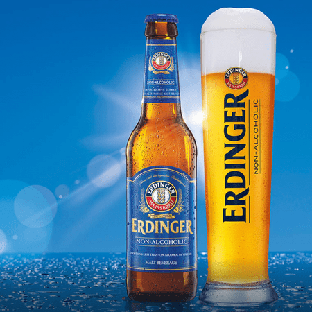 Non-Alcoholic European Beer Variety 15 Pack, Award Winning Beers from Munich, Erding, Barcelona and Bitburg w Phone/Tablet Holder & Recipes