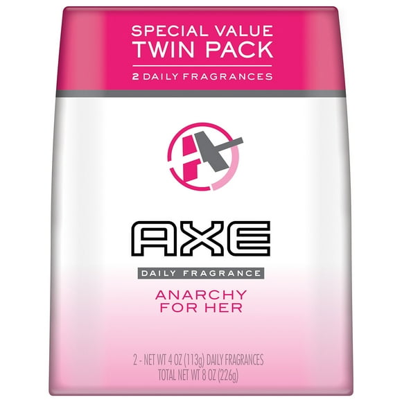 Axe Body Spray Para Mujeres, Anarchy For Her 4 Oz, Paquete Doble