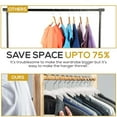thumbnail image 2 of ACSTEP Velvet Hangers 40 Pack Non-Slip Suit Hangers with 360 Degree Rotatable Hook,Whtie, 2 of 7