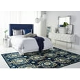 thumbnail image 3 of SAFAVIEH Evoke Rado Bordered Area Rug, Navy/Ivory, 10' x 14', 3 of 8