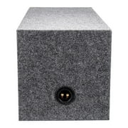 QPower 12 Inch Heavy-Duty Dual Sealed Vehicle Subwoofer Enclosure