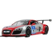 1/14 Scale Audi R8 LMS Performance Sport Racing Radio Remote Control Model Car R/C RTR (Red/Silver)