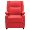 thumbnail image 2 of vidaXL Electric Massage Chair Red Faux Leather, 2 of 5