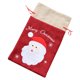 thumbnail image 5 of Bolsa de Navidad Gloria de Tela Roja con cordón 33x57cm Almacenaje de Adornos Festivos, 5 of 9
