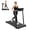 Black/Treadmill Deluxe, variant on Alvantor 2.5HP Walking Pad Treadmill, Manual Incline Under Desk Treadmill with Shock Absorption for Small Apartments, Black