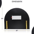 thumbnail image 2 of FEBTECH 25” x 20” Pizza Oven Door - Stainless Steel Outdoor Brick Oven Door - Brick Pizza Oven Door W/Viewing Window, 2 of 8