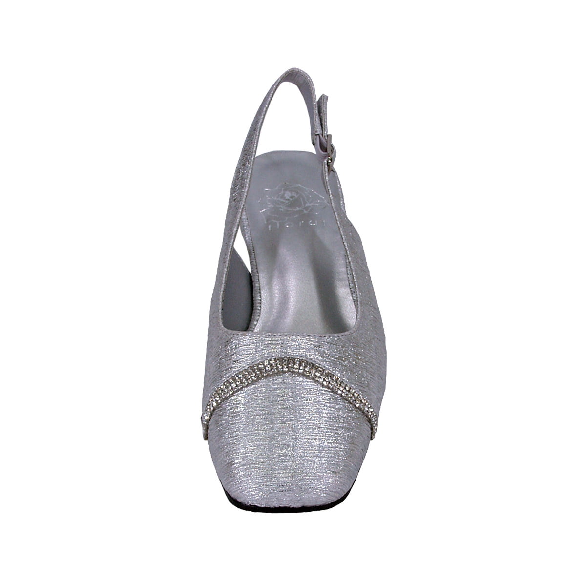 Floral Women's Lena Extra Wide Width Low Heel Slingback