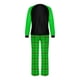 thumbnail image 4 of Conjuntos de pijamas navideños familiares a juego Grinch 2024, pijama de Grinch con parte superior y pantalones de pijama a cuadros, pijama de Grinch para niños y adultos para la familia, Mujer M, 4 of 4