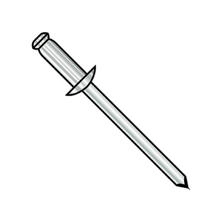 

1/4X.25-.37 Stainless Steel Rivet With Steel Mandrel (Pack Qty 1 500) BC-SSDS86