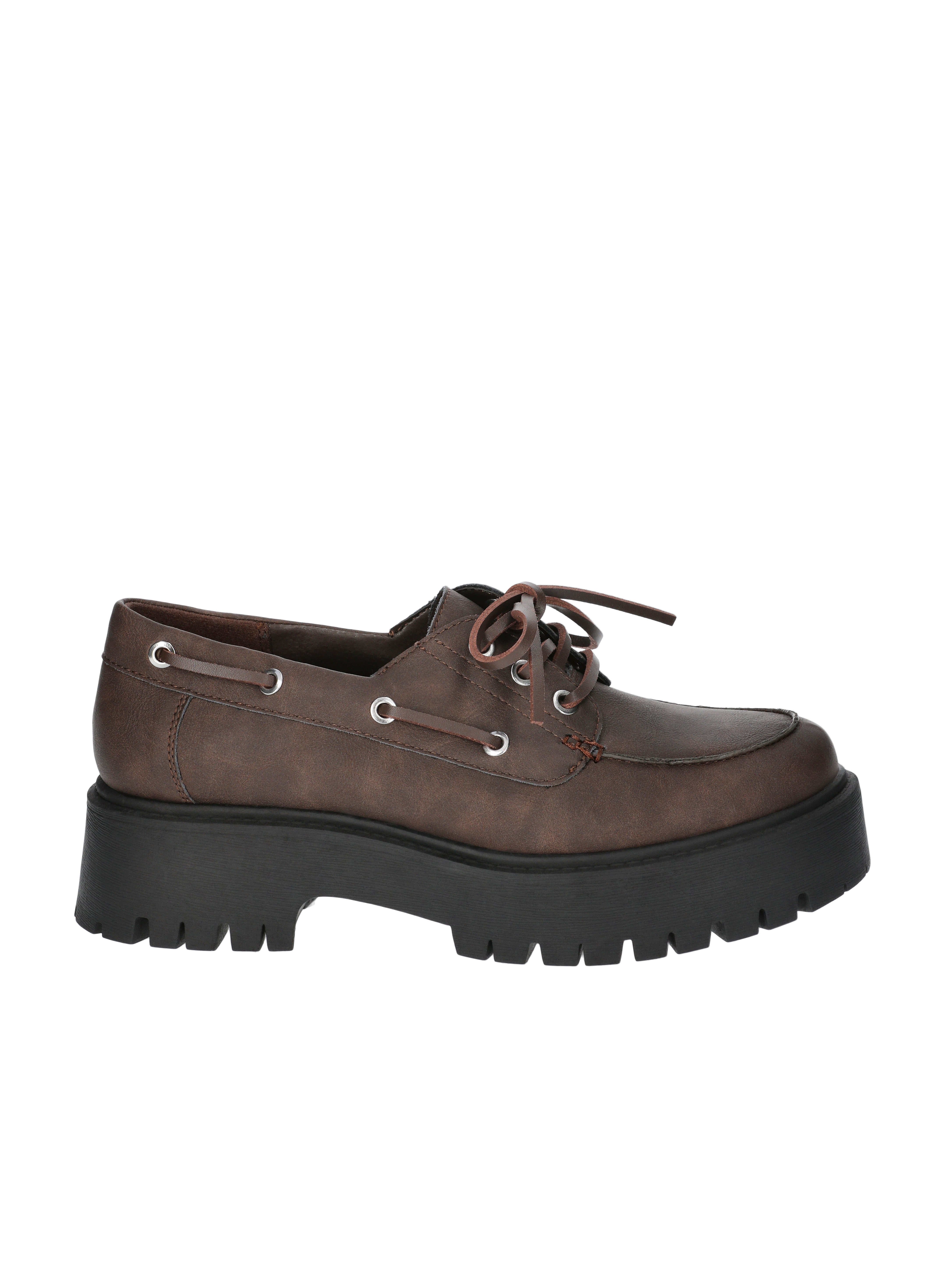 No Boundaries Women's Platform Boat Shoes